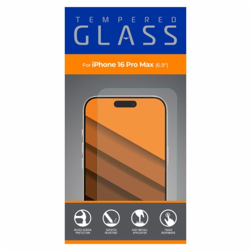 ZGear Tempered Glass for iPhone 16 ProMax Perspective: front