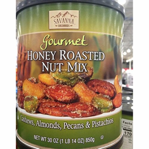 Savanna Orchards honey roasted nut mix 30 oz Perspective: front