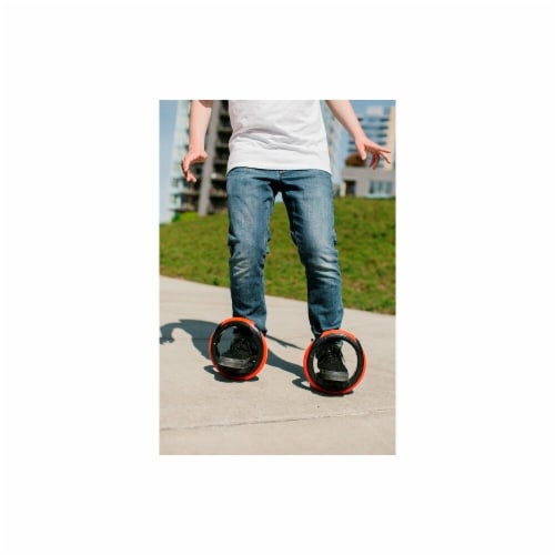 Inventist OW Orbitwheel Boardless Skateboard, Red & Black Perspective: front