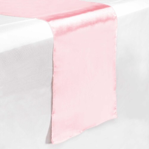 5-Pack Satin 12 x 108 Table Runners - Pink by Lann's Linens, 12 x 108 ...