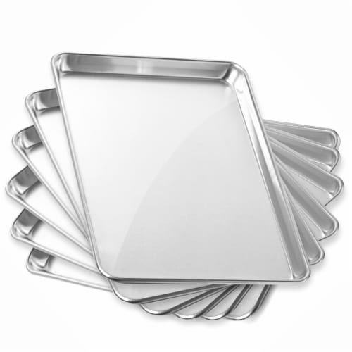 13 x 18 Inch 6-Pack, Commercial Aluminum Cookie Sheets by GRIDMANN