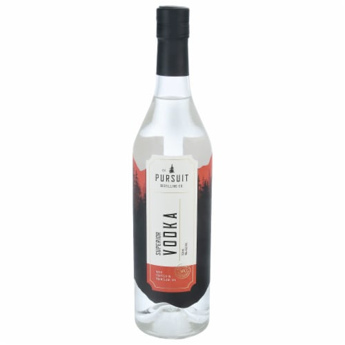 Pursuit Distilling Co. Superior Vodka Perspective: front