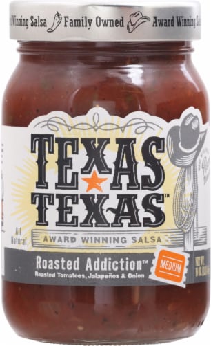Texas-Texas™ Roasted Addiction Medium Salsa Perspective: front