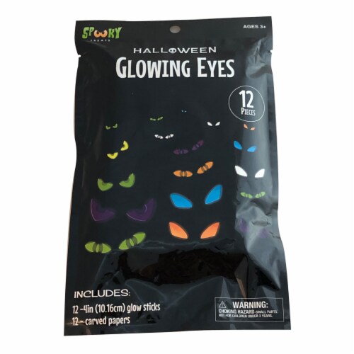 Halloween Glowing Eyes Perspective: front
