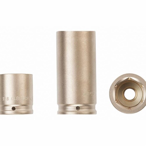 Ampco Impct Skt,Nkl Alm Brz,Natural,1 5/8 in  DWI-3/4D1-5/8 Perspective: front