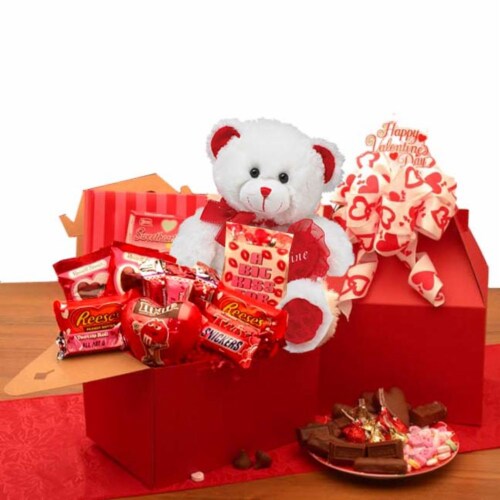 Deluxe Valentines Day Care Package valentines day candy chocolate care package One Basket Food 4 Less