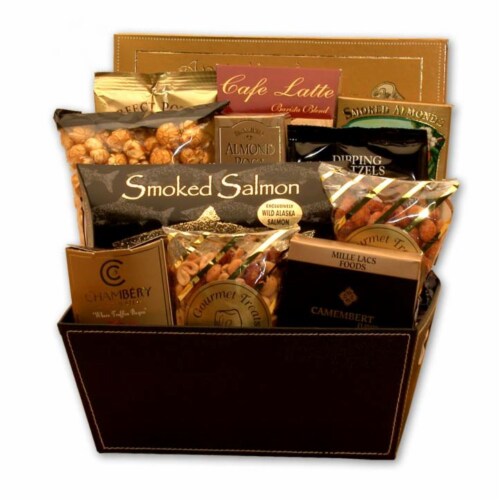 The Metropolitan Gourmet - gourmet gift basket Perspective: front