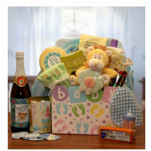 New Baby Gift Baskets Perspective: front