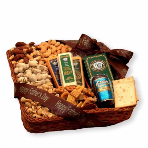 Happy Father's Day Sweet N Savory Tray - Father's Day gift - Gift for dad Perspective: front