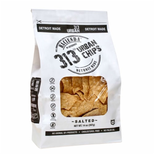 Hacienda 313 Urban Chips Salted Tortilla Chips Perspective: front
