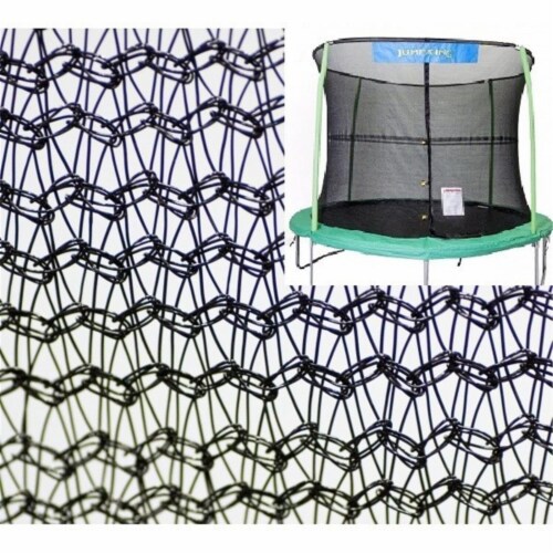 Jumpking NET15-JP4-7JK 15 ft. Enclosure Netting for 4 Poles - 7 in. Springs with JK Logo Perspective: front