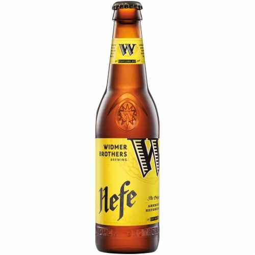 Widmer Brothers Hefe American Hefeweizen Beer Perspective: front