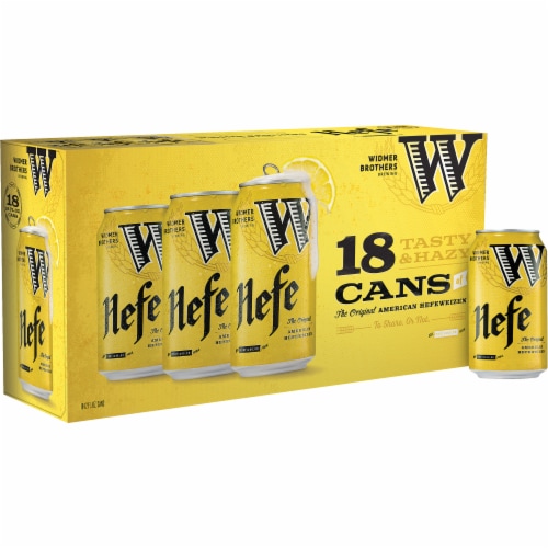 Widmer Brothers Brewing Hefe Hefeweizen Beer Perspective: front