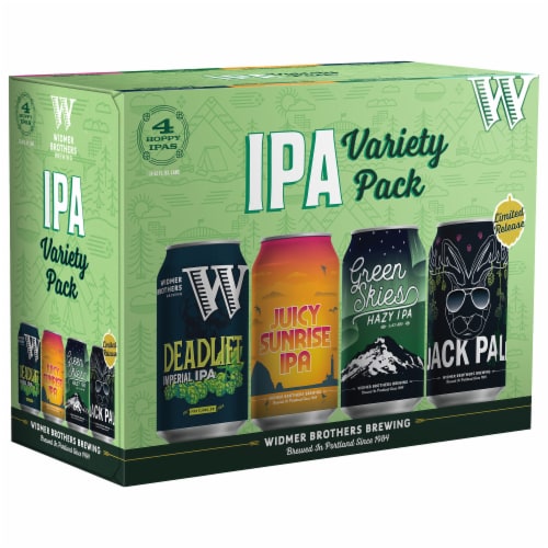 Widmer Brothers Brewing IPA Variety Pack Perspective: front
