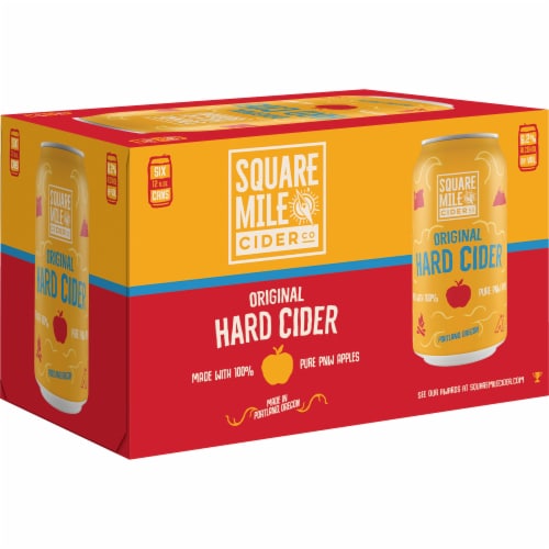 Square Mile Cider Co. Original Hard Cider Perspective: front