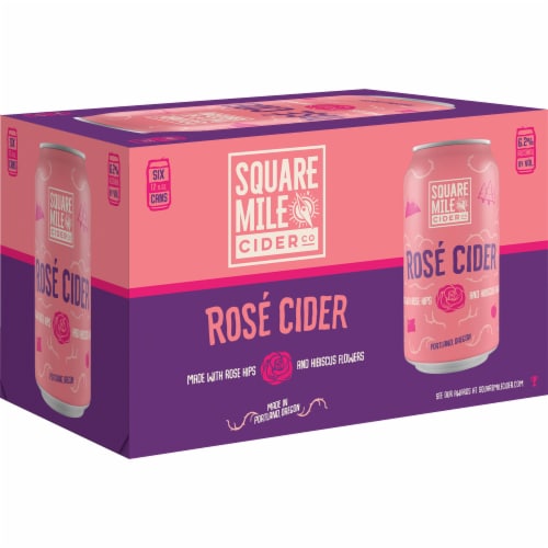 Square Mile Cider Co. Rose Cider Perspective: front