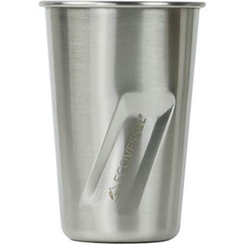 EcoVessel Stout Pint Stainless Steel Perspective: front