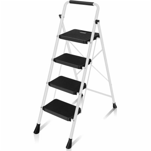 4 Step Ladder Rikade Folding Step Stool Step Stool With Wide Anti Slip Pedal 1 Dillons Food Stores