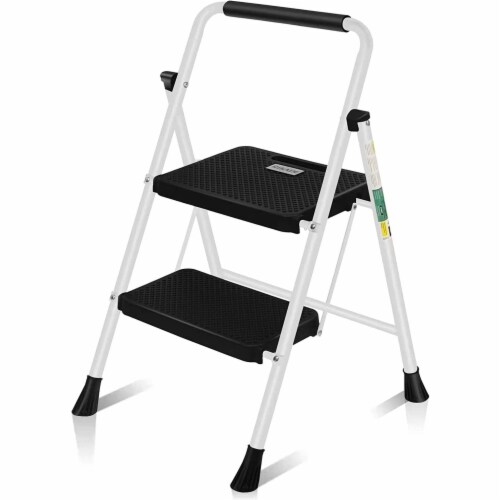 2 Step Ladder Rikade Folding Step Stool Step Stool With Wide