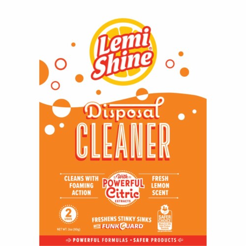 Lemi Shine® Lemon Scented Disposal Cleaner Perspective: front