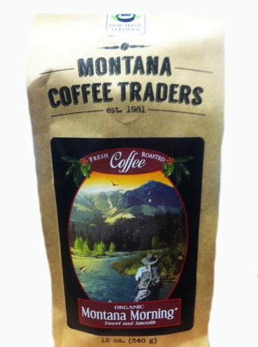 Montana Coffee Traders Organic Montana Morning Medium Roast Ground Coffee Perspective: front