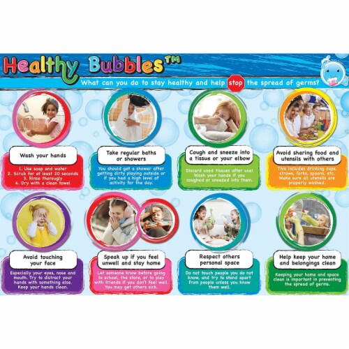 Ashley Productions Smart Poly 12  x 17  Healthy Bubbles Handwashing and Hygiene Learning Perspective: front