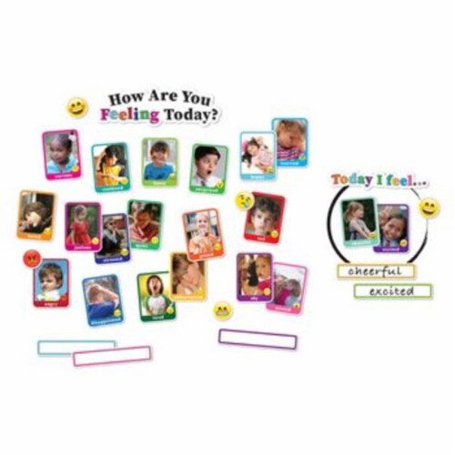 Ashley Productions ASH96007 Poly Mini Bulletin Board Set - Pictures Emotions Perspective: front