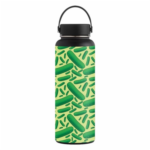 MightySkins HFWI40-Pickles Skin for Hydro Flask 40 oz Wide Mouth - Pickles Perspective: front
