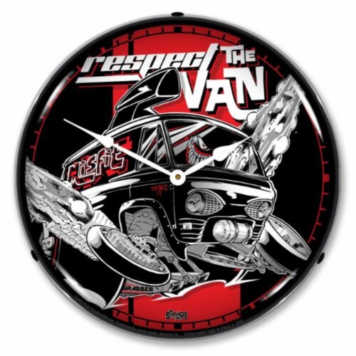 SF21011187 RTV Misfit clock - Made in USA Perspective: front