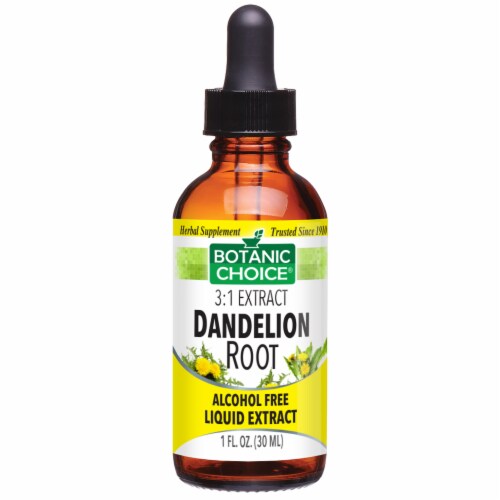 Botanic Choice Dandelion Root Liquid Extract Perspective: front