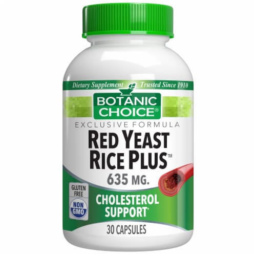Botanic Choice  Red Yeast Rice Plus™ Cardiovascular Dietary Supplement Perspective: front