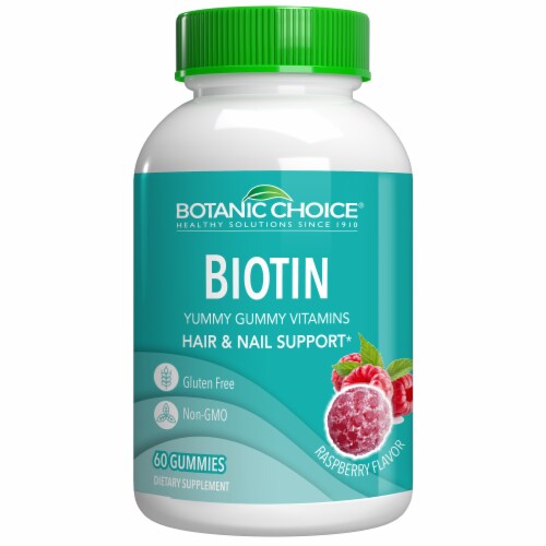 Botanic Choice  Biotin Gummy Beauty Dietary Supplement Perspective: front