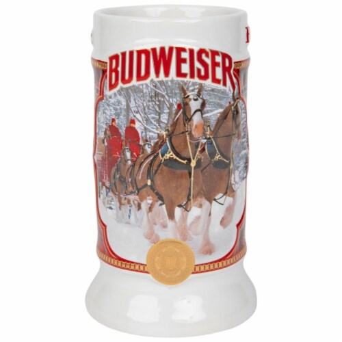 Budweiser® Holiday Stein 2021 Mug Perspective: front