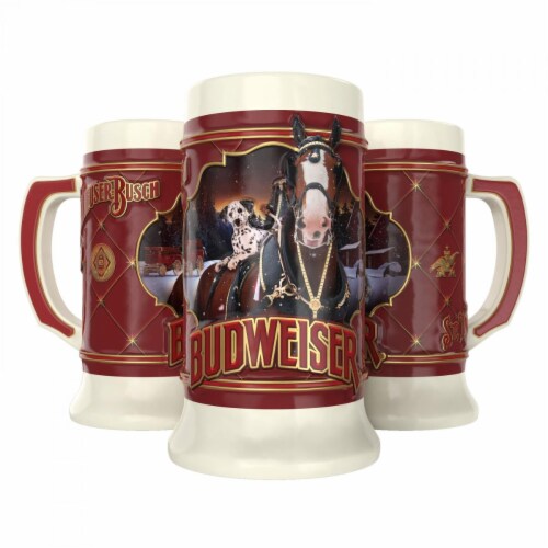 Budweiser 856651 2022 Holiday Stein Ceramic Mug Perspective: front