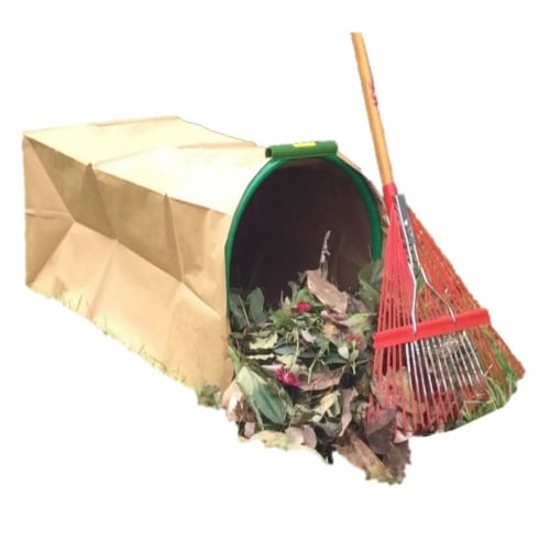 Leaf Gulp II  Leaf Bag Holder for Paper Bags Perspective: front