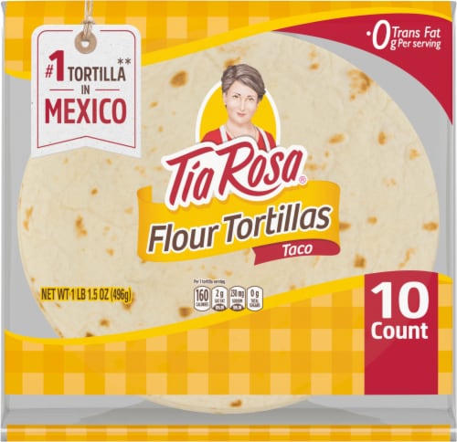 Tia Rosa® Soft Taco Size Flour Tortillas Perspective: front
