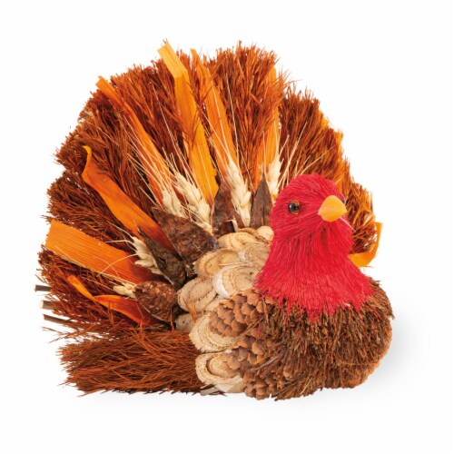 Boston International Red Neck Turkey Decor Perspective: front