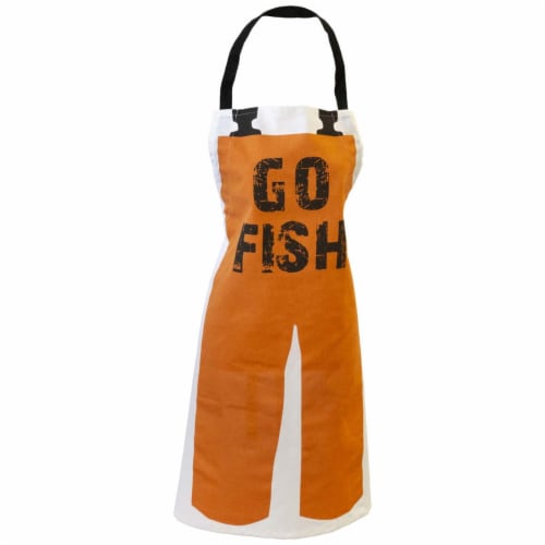 Boston International Go Fish Apron Perspective: front