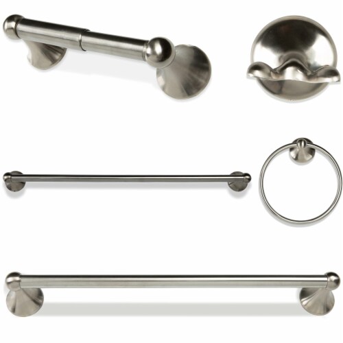 Bathroom Hardware Accessory Set Includes 24 Towel Bar Toilet Paper Holder Hand Towel 5 Piece Accessories Set Mariano s