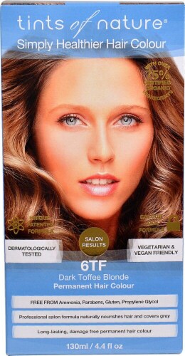 Tints of Nature  Permanent Hair Colour Dark Toffee Blonde 6TF Perspective: front
