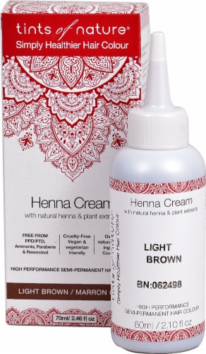 Tints of Nature  Henna Cream Hair Color Light Brown Perspective: front