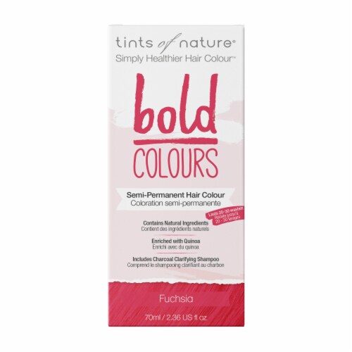 Tints of Nature Bold Colours Fuchsia Semi-Permanent Hair Color Perspective: front