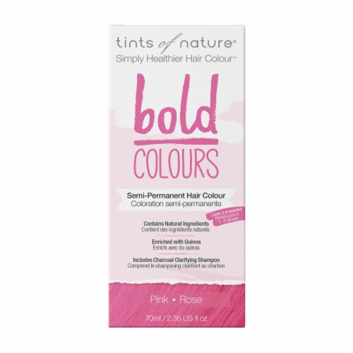 Tints of Nature Bold Colours Pink Semi-Permanent Hair Color Perspective: front