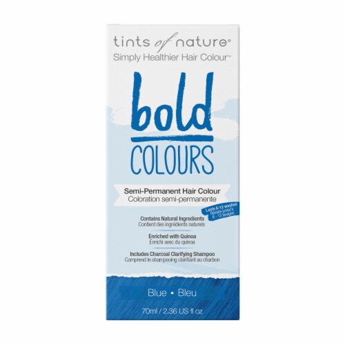 Tints of Nature Bold Colours Blue Semi-Permanent Hair Color Perspective: front