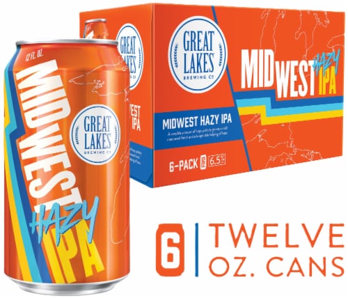 Great Lakes Midwest Hazy IPA Perspective: front