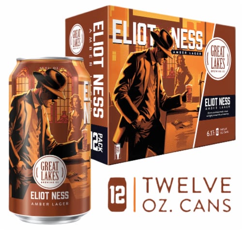 Great Lakes Eliot Ness Amber Lager, 6.1% ABV Perspective: front