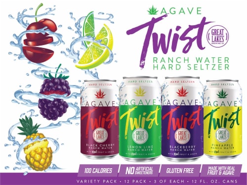 Great Lakes Brewing Co. Water Hard Seltzer Perspective: front