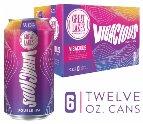 Great Lakes Vibacious Double IPA Perspective: front