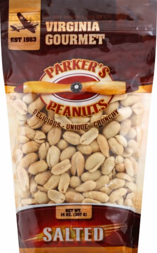 Virginia Gourmet Parker's® Salted Peanuts Perspective: front