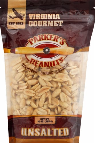 Parker's Unsalted Peanuts Perspective: front